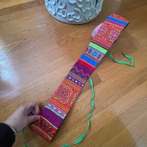Hand crafted Hmong Embroidery waistband belt.